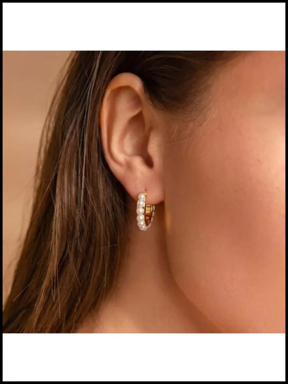 14K Gold Plated Freshwater Pearl Dangle Drop Earrings Hypoallergenic Gift